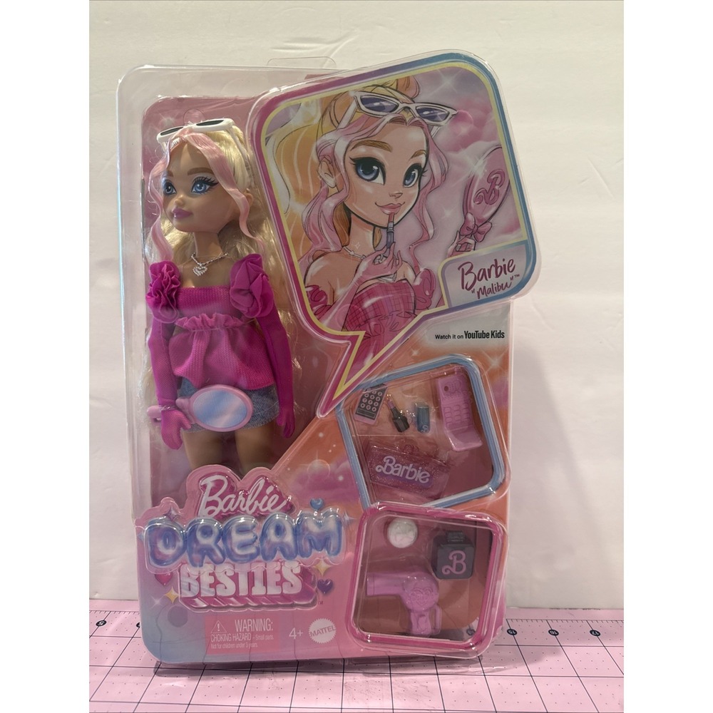 Mattel‎ Barbie Dream Besties "Malibu" Fashion Doll With Makeup